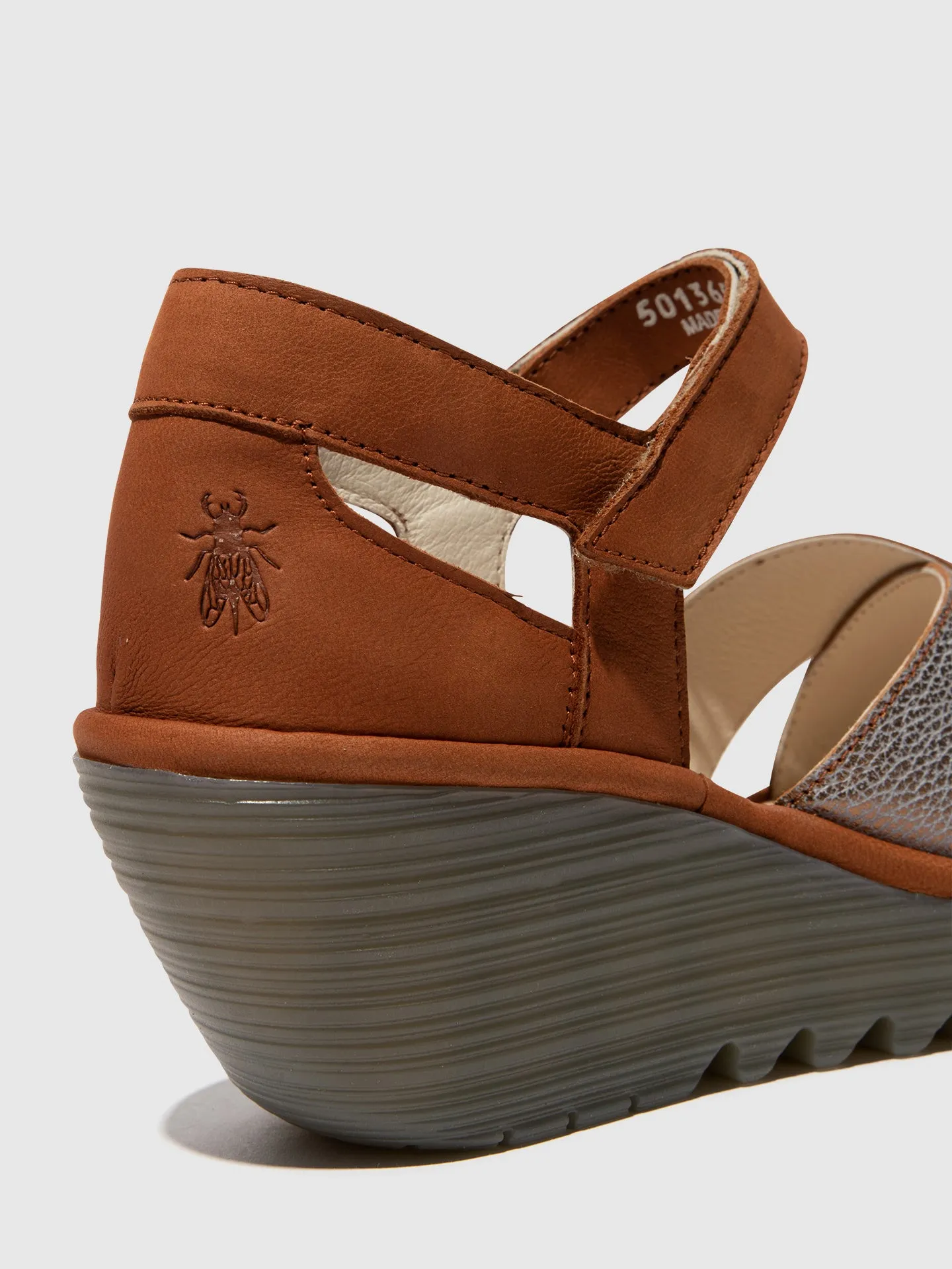 Ankle Strap Sandals YENT365FLY BRONZE/TAN