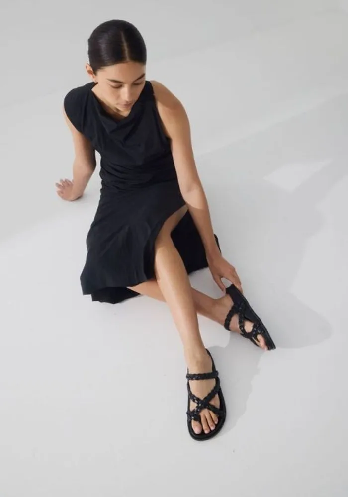 Braided sandal