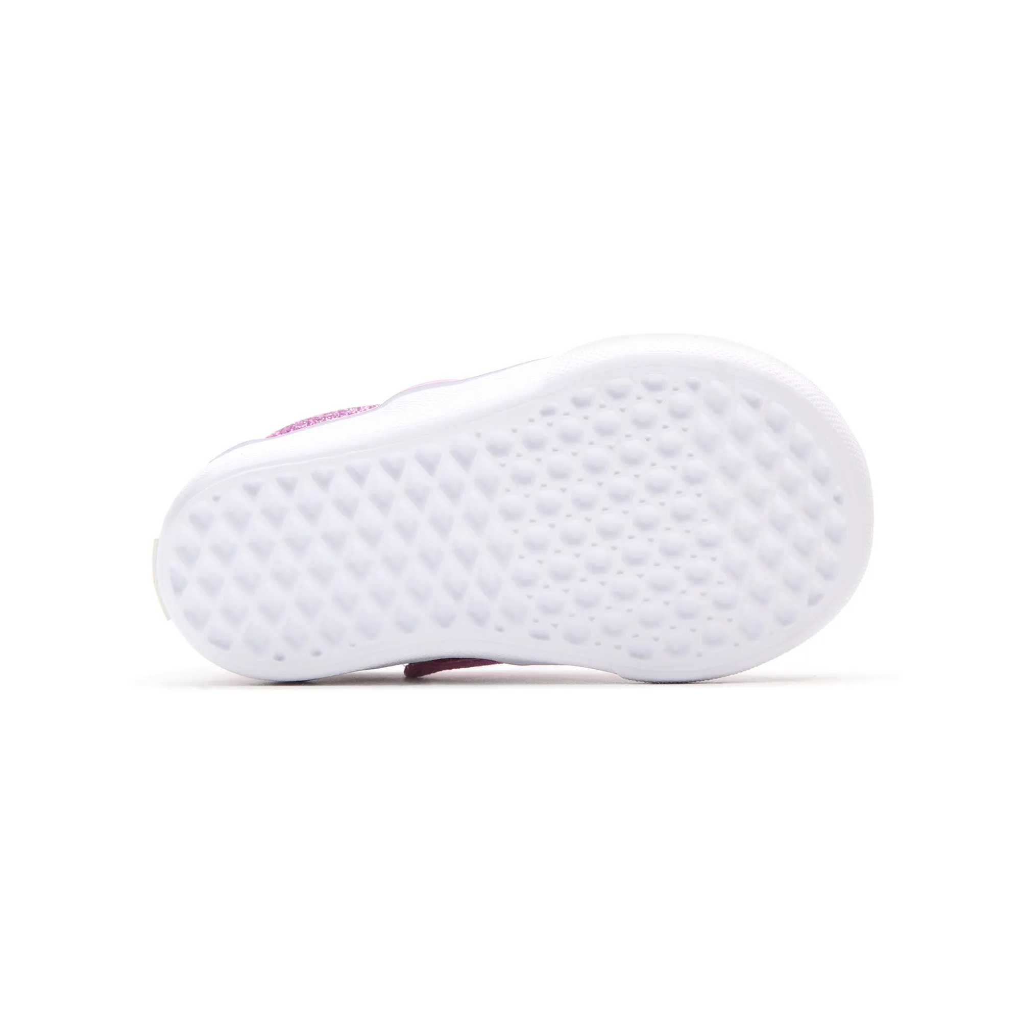 Comfy Cush Slip-On V - Glitter Orchid/True White