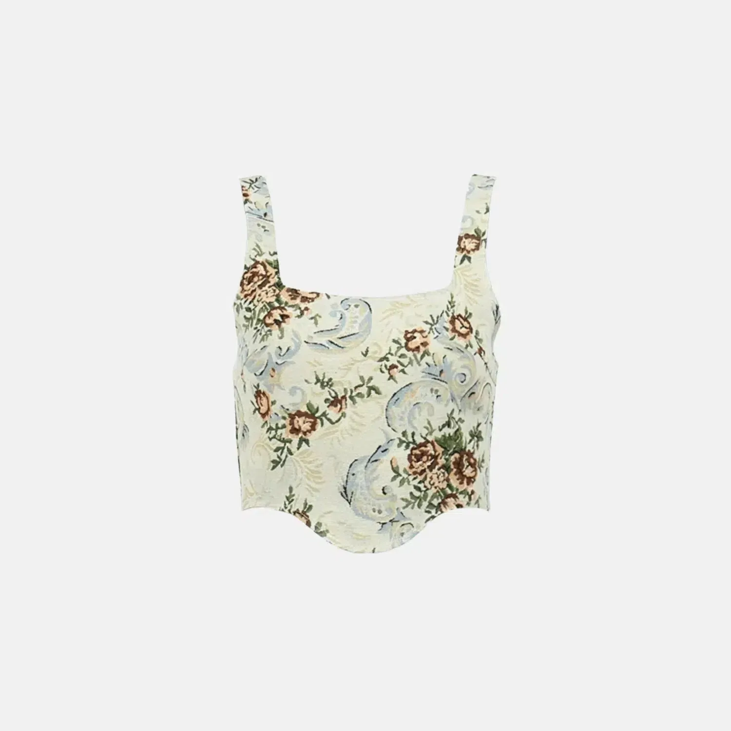 Céramique Finesse Set – Baroque print – Short skirt set