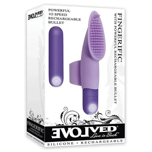 Evolved Fingerific Rechargeable Bullet with Finger Vibe Sleeve