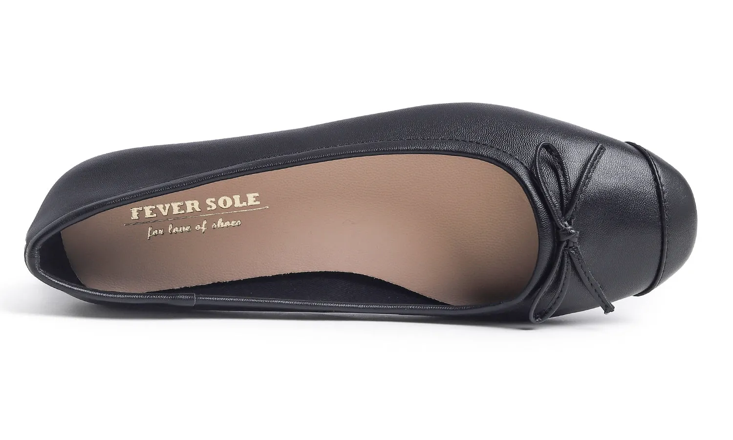 Feversole Women's Square Toe Fashion Bow Tie Dress Slip On Ballet Flats Vegan Leather