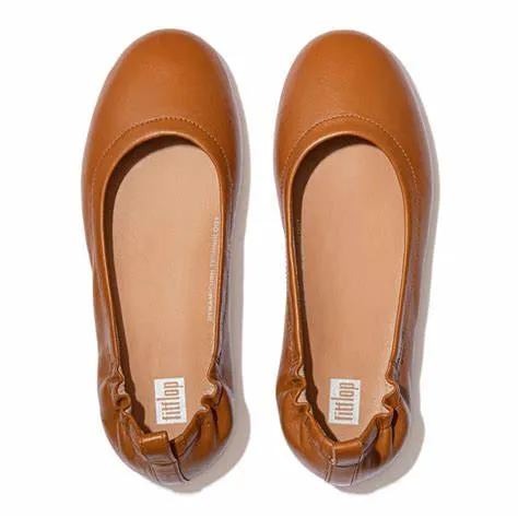 FitFlop Women's Allegro Ballet Flats- Light Tan