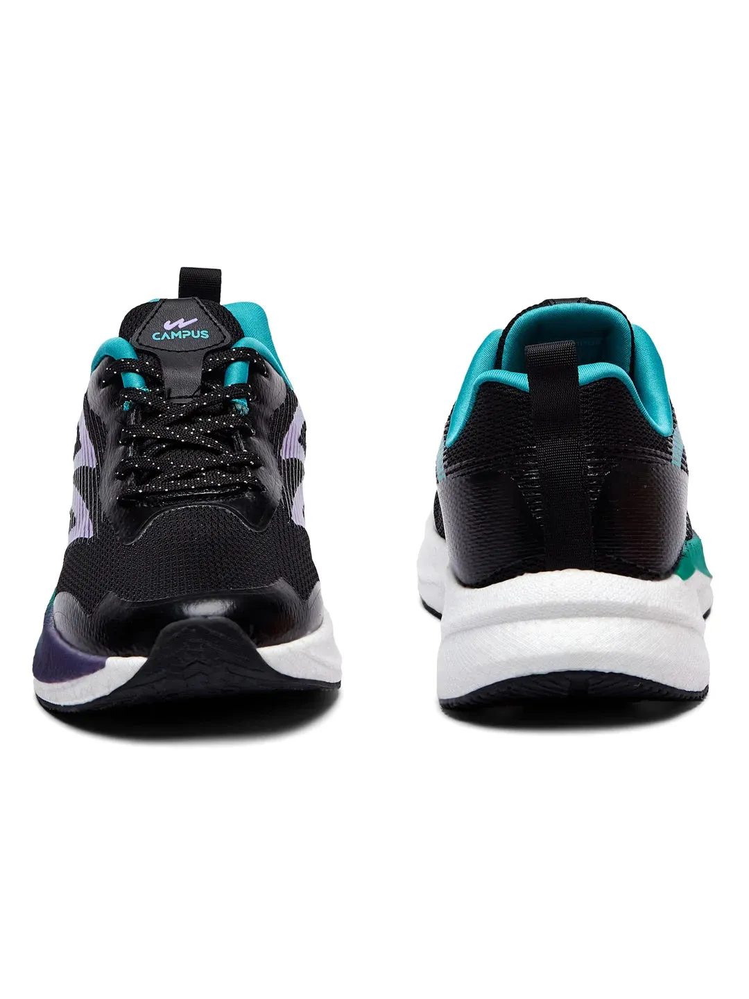HAZZLE Black Women's Running Shoes