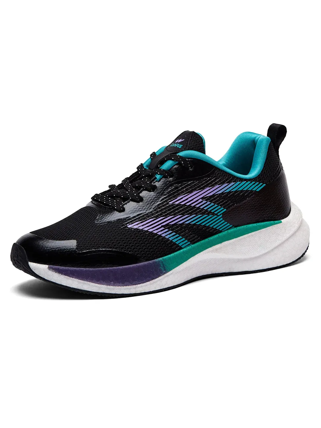 HAZZLE Black Women's Running Shoes