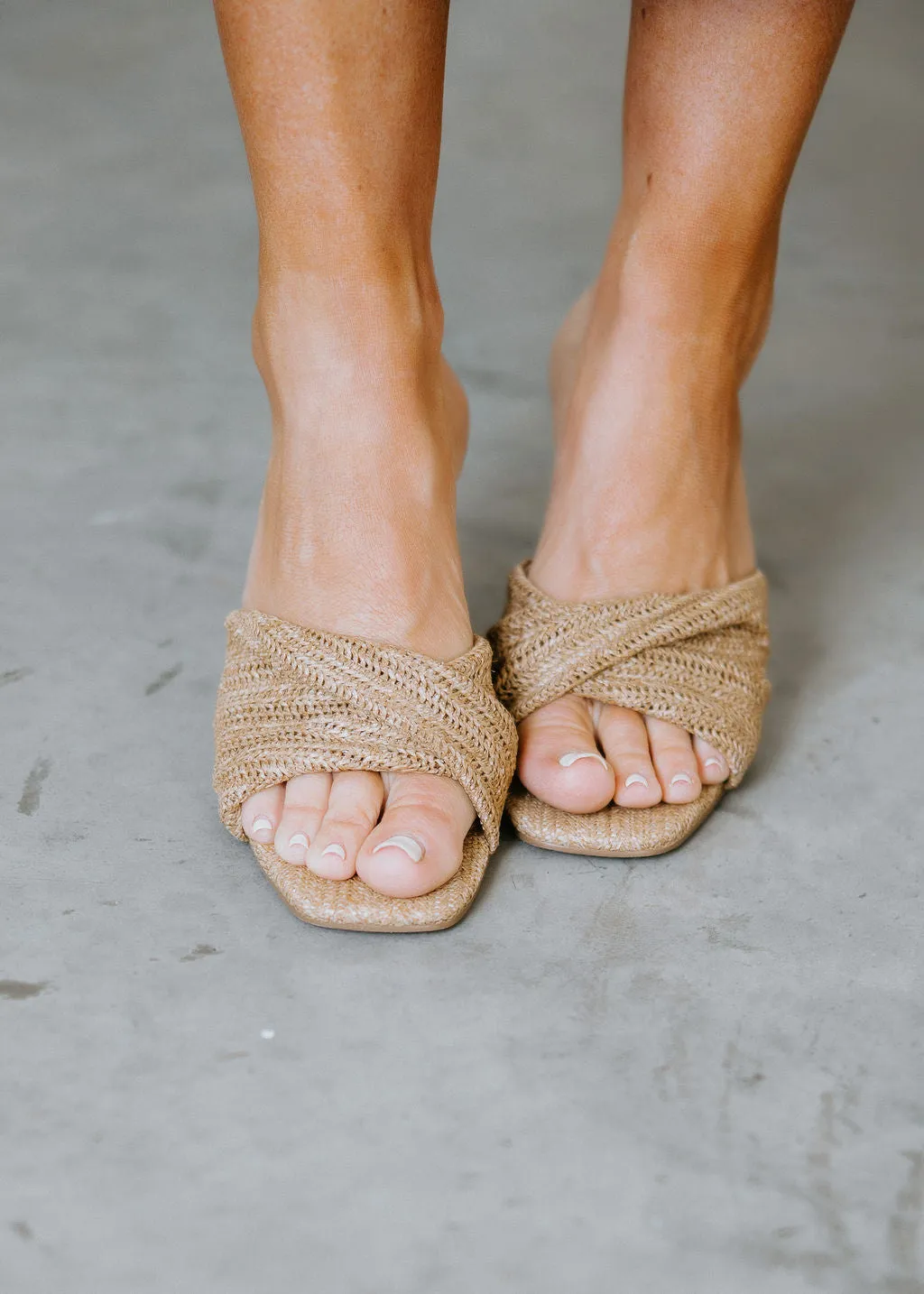 Jovie Raffia Sandals