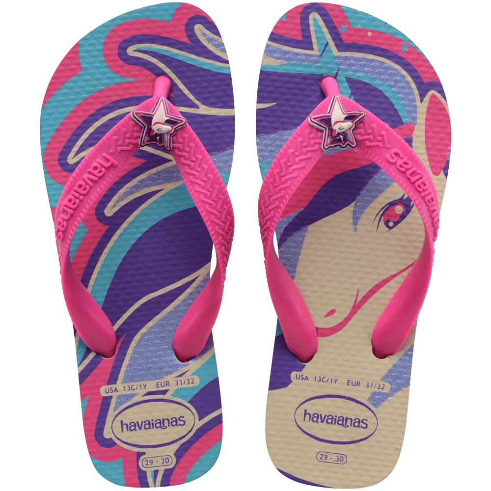 Kids Fantasy Flip Flops
