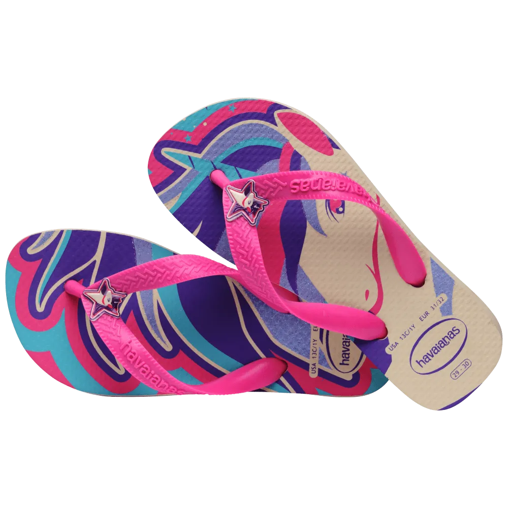 Kids Fantasy Flip Flops
