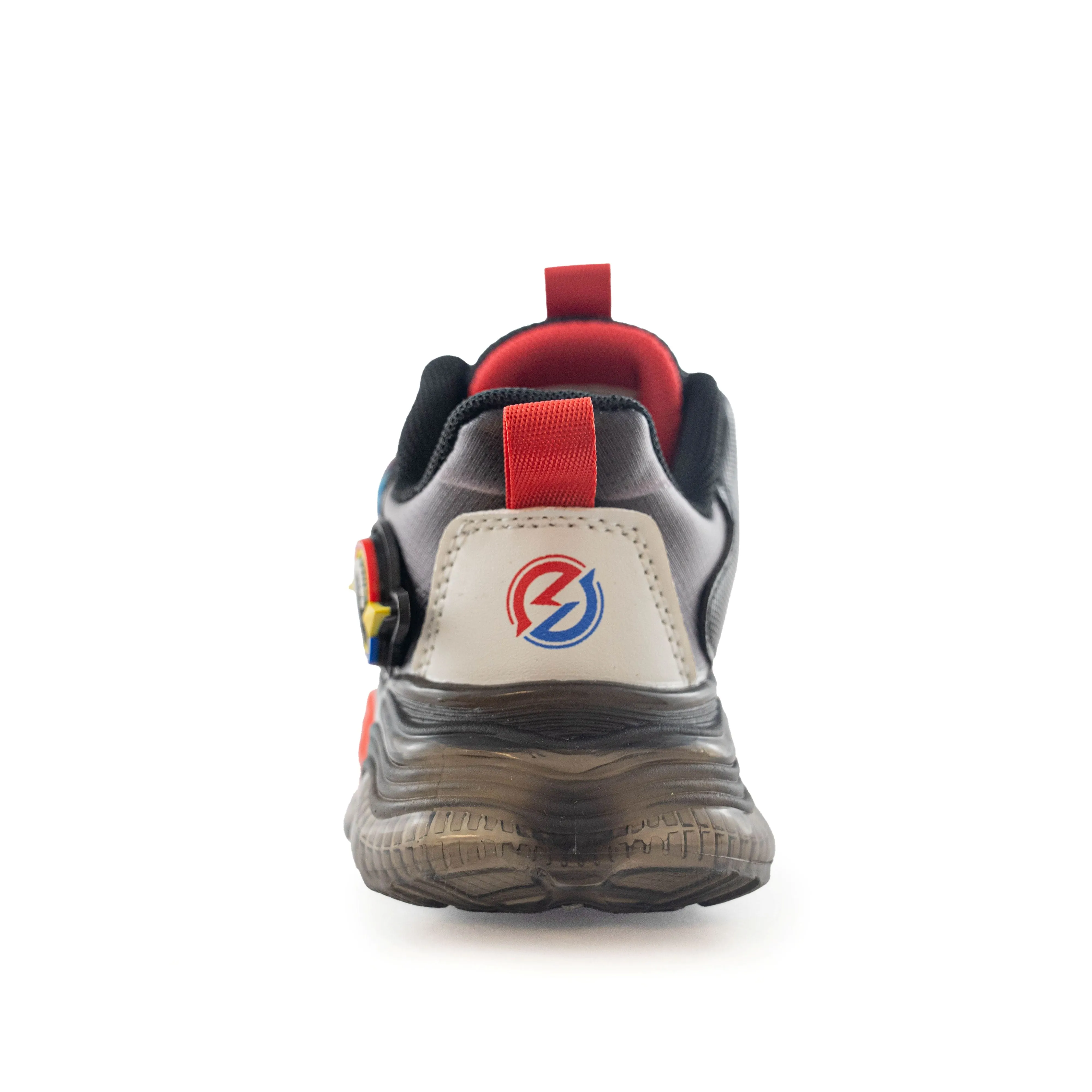 Kids' Superhero Rotary buckle Sneakers – 722 Black Red