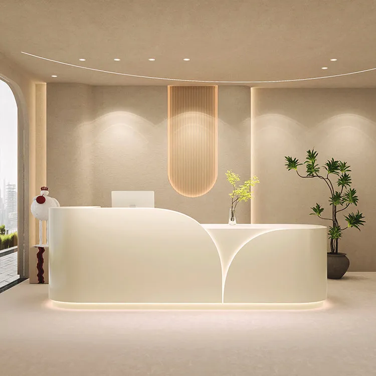 LED Illuminated Reception Desk Reception Area Counter (West Coast)