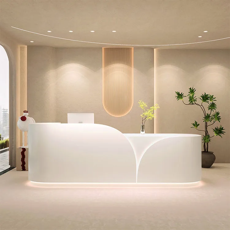 LED Illuminated Reception Desk Reception Area Counter (West Coast)