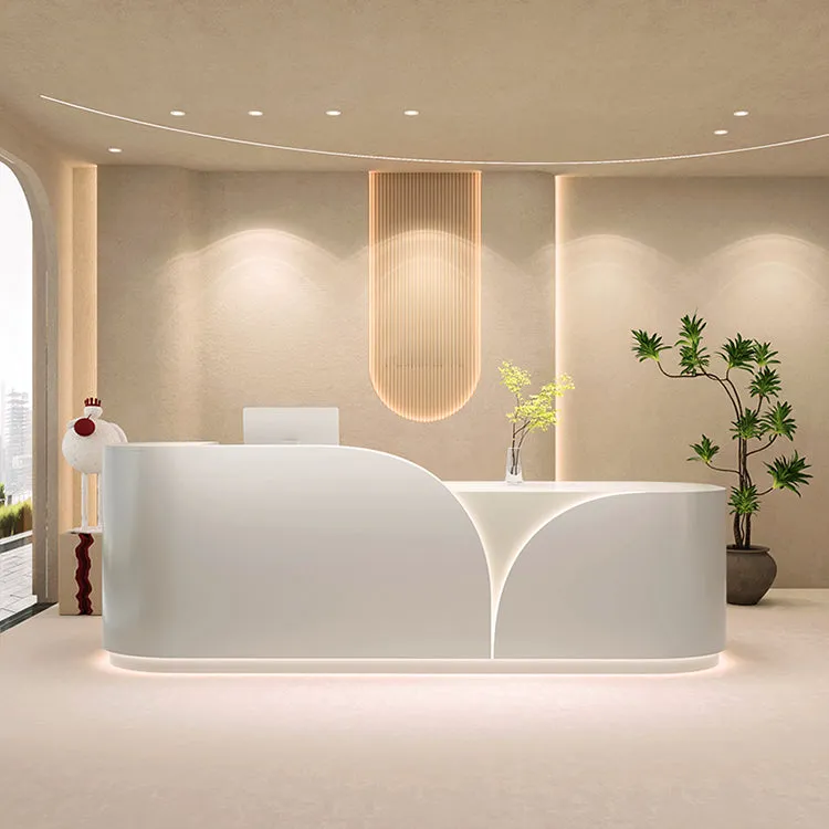 LED Illuminated Reception Desk Reception Area Counter (West Coast)