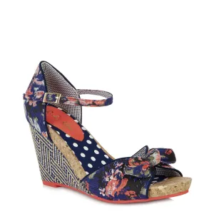 Molly Floral Wedge Sandals by Ruby Shoo