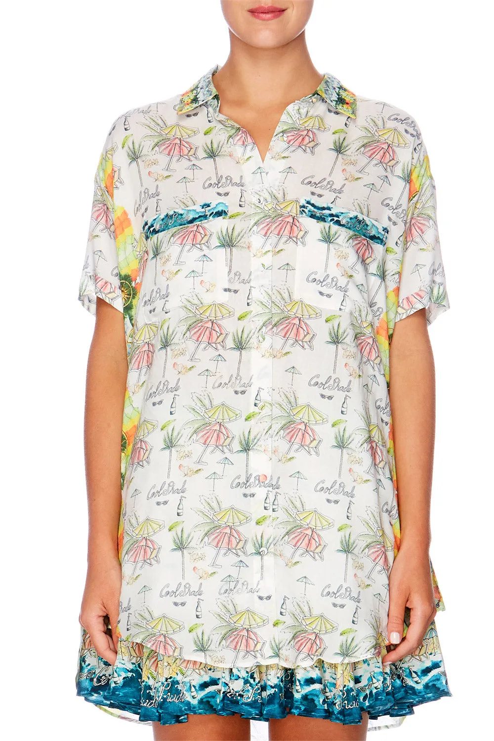 PATCH POCKET SHIRT WITH SLEEVE SUNDOWNERS