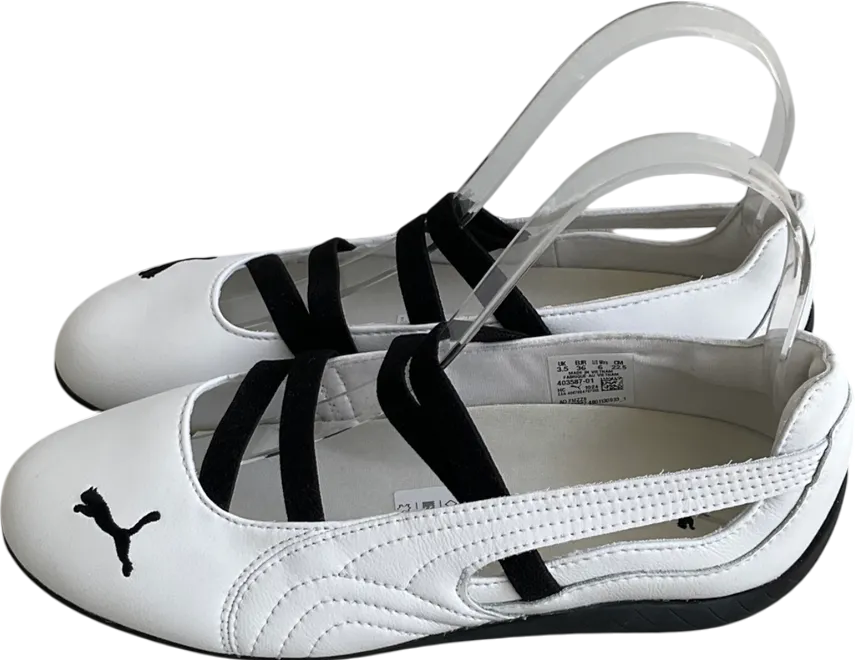 Puma White Speedcat Ballet Pumps UK 3.5 EU 36.5 👠