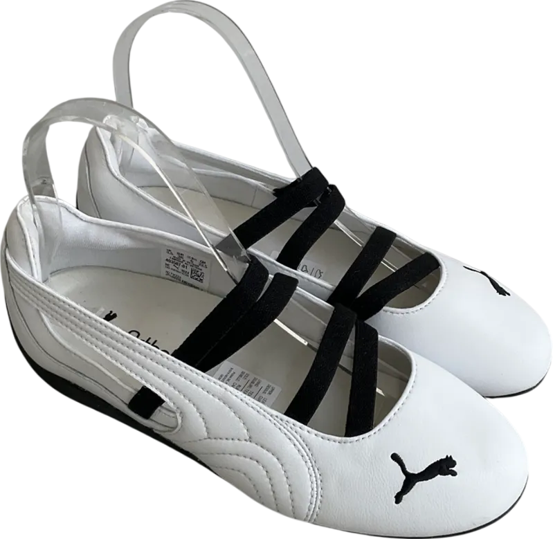 Puma White Speedcat Ballet Pumps UK 3.5 EU 36.5 👠