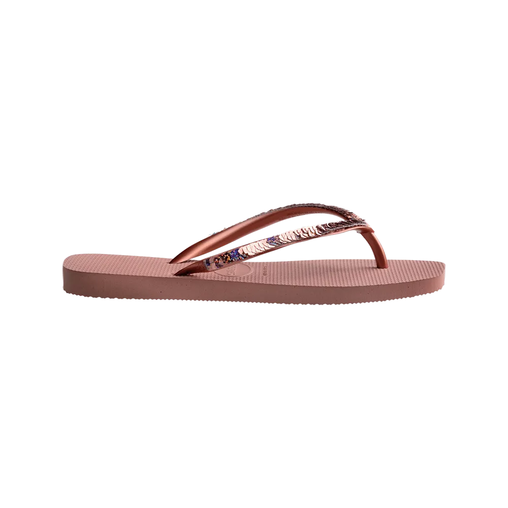 Slim Square Magic Sequin Flip Flop