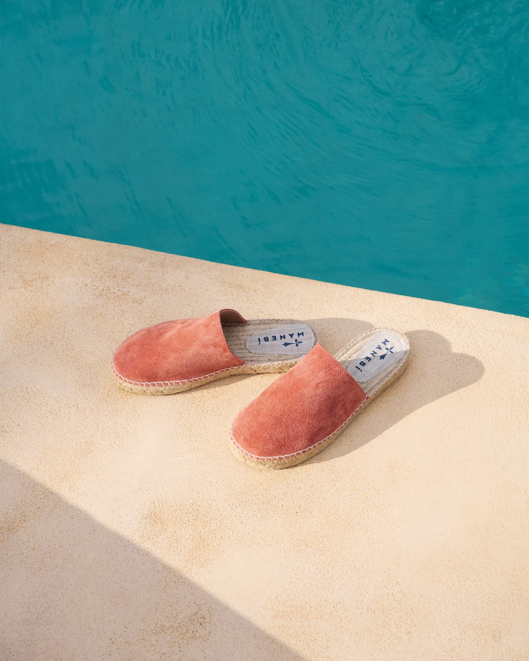 Suede Chunky Mules - R70MH - Hamptons Terracotta