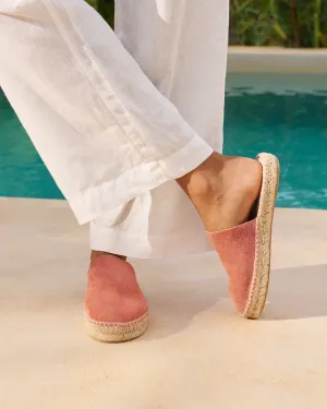 Suede Chunky Mules - R70MH - Hamptons Terracotta