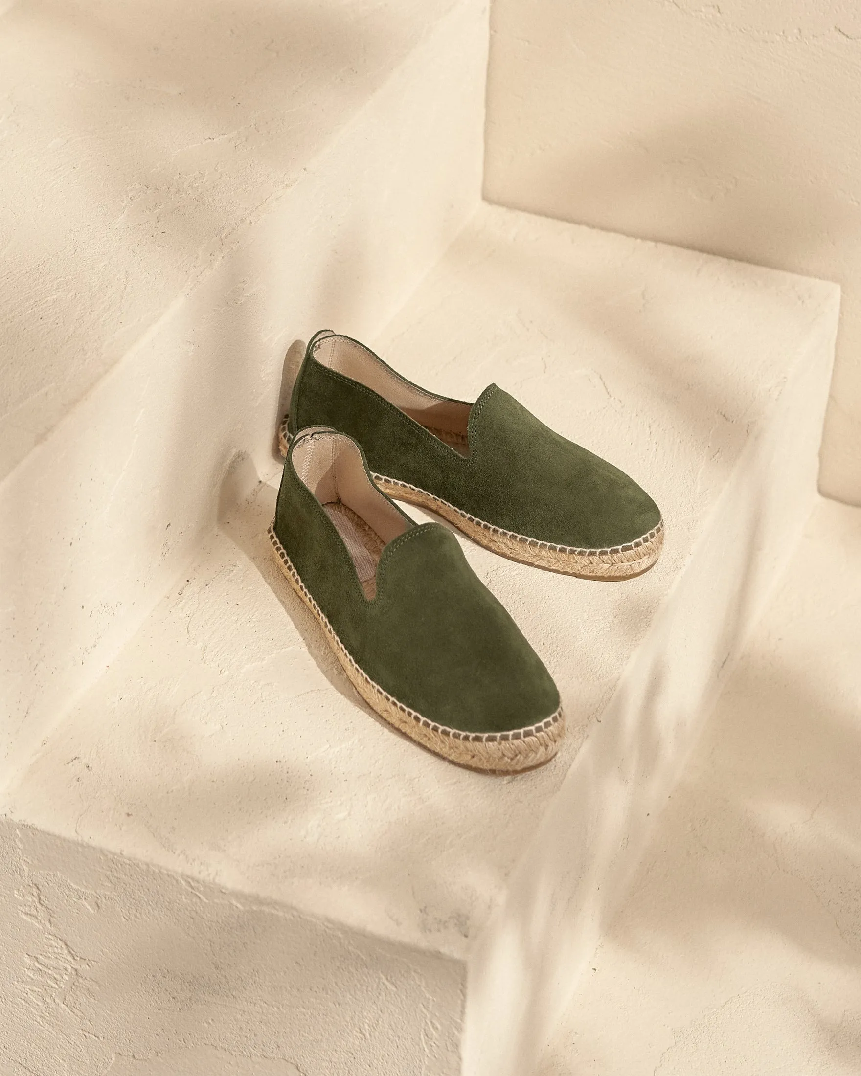 Suede Espadrilles - R37C0 - Hamptons Olive