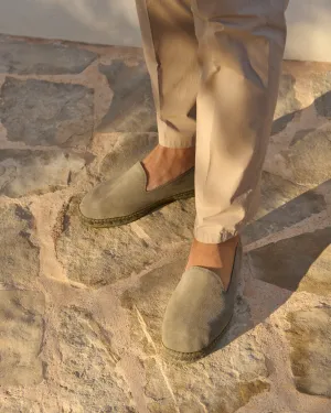 Suede Espadrilles - R47C0 - Hamptons Forest On Tone
