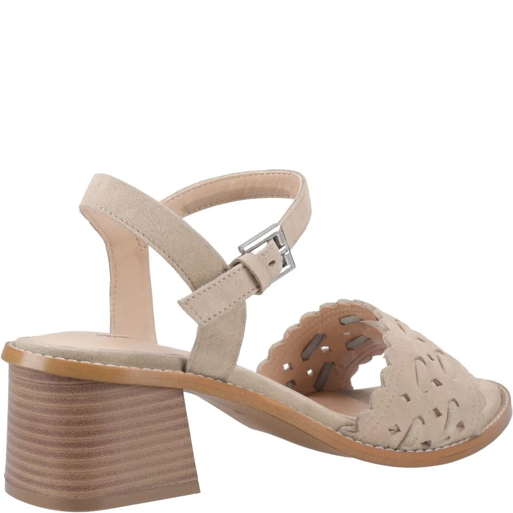 Taupe Lacie Heeled Sandals