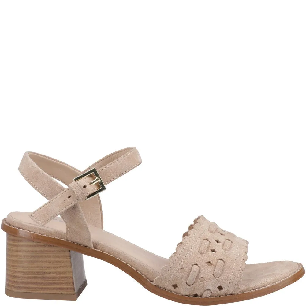 Taupe Lacie Heeled Sandals