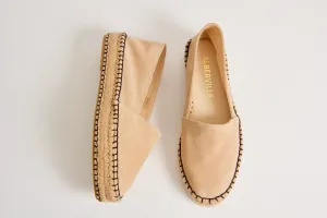 Valentina Beige Suede Espadrilles
