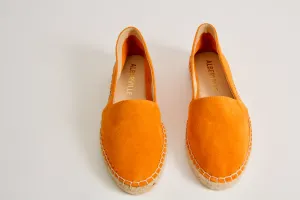 Vera Orange Suede Espadrilles