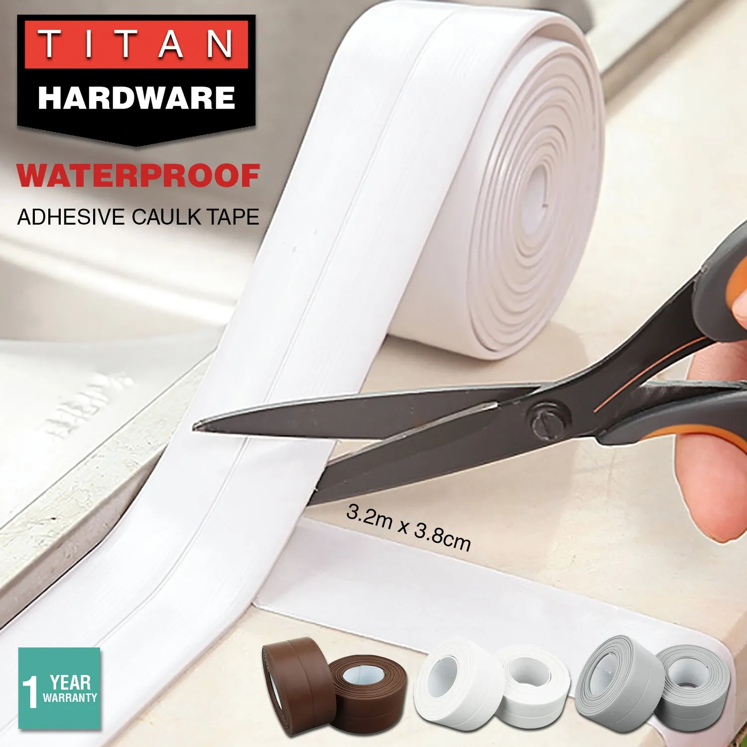 Waterproof Tape Rubber Repair Self Adhesive Sealing Caulk Rescue Bonding Strong