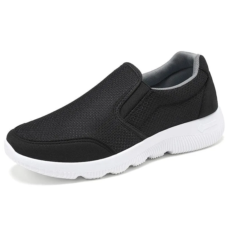 Women's flat slip on sneakers comfy walking slip resistant